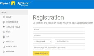 Flipkart affiliate program